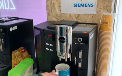 Köstlicher Kaffee dank Spende von Siemens